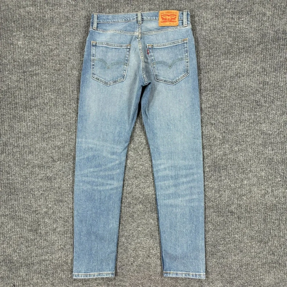 Levi's 512 Mens Slim Taper Jeans Size 31x30 Light Wash Denim Stretch Low Rise
